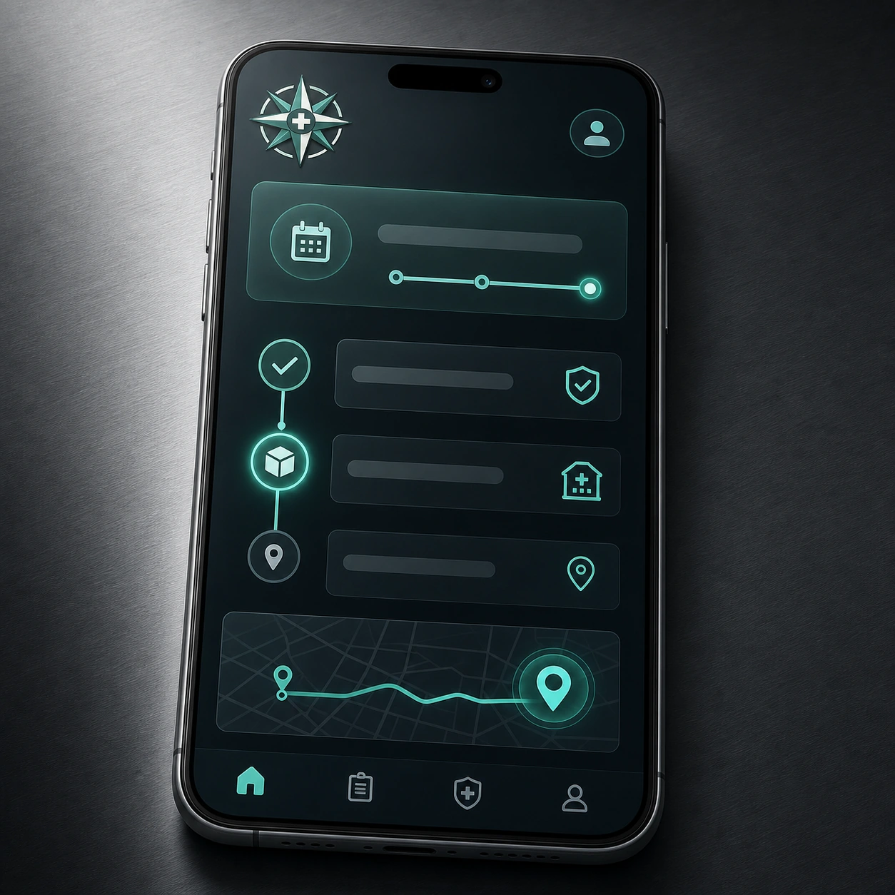 NorthStar app delivery status graphic